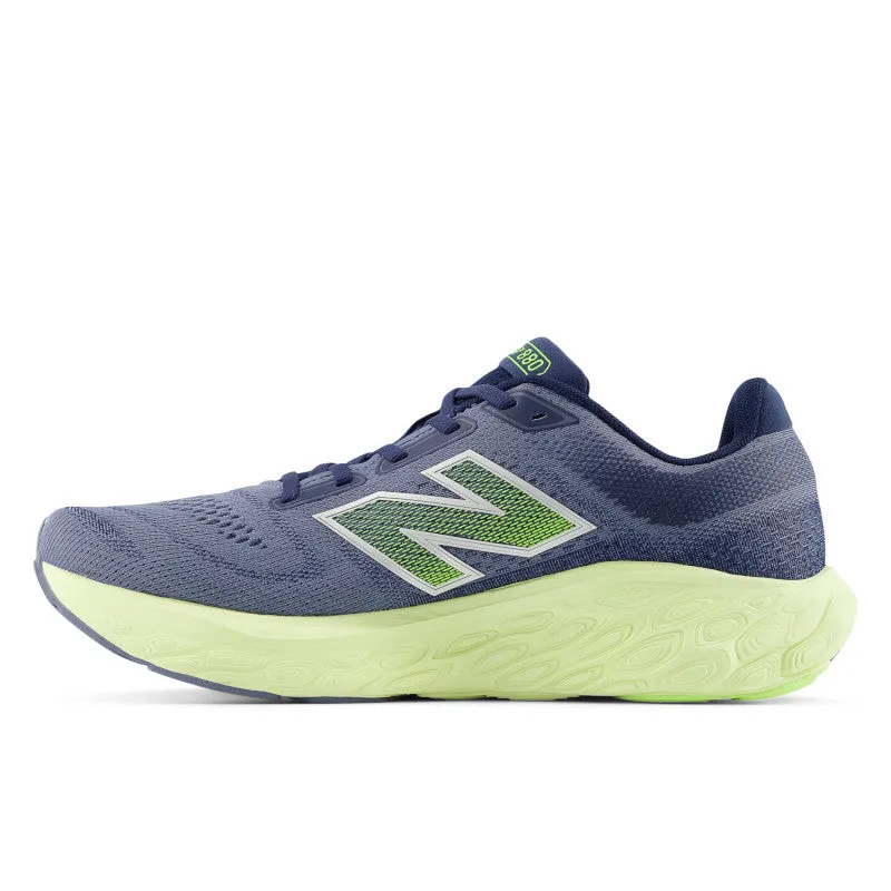 Trendy Look Shoes carbon - plate running shoes Fresh Foam X 880v14 - Arctic Grey with Limelight and NB Navy - Men's