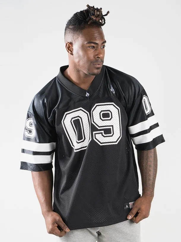 Spring Wear Mens Varsity Jersey - Black