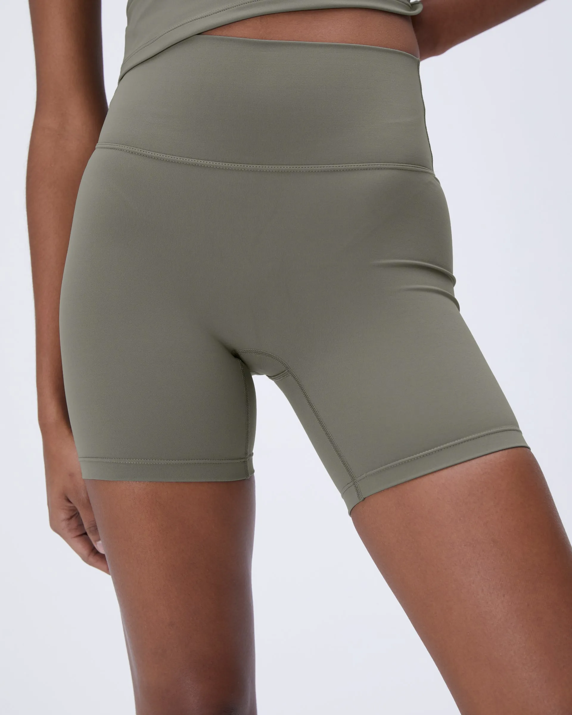 Summer Fashion Ultimate Crop Shorts - Olive Green