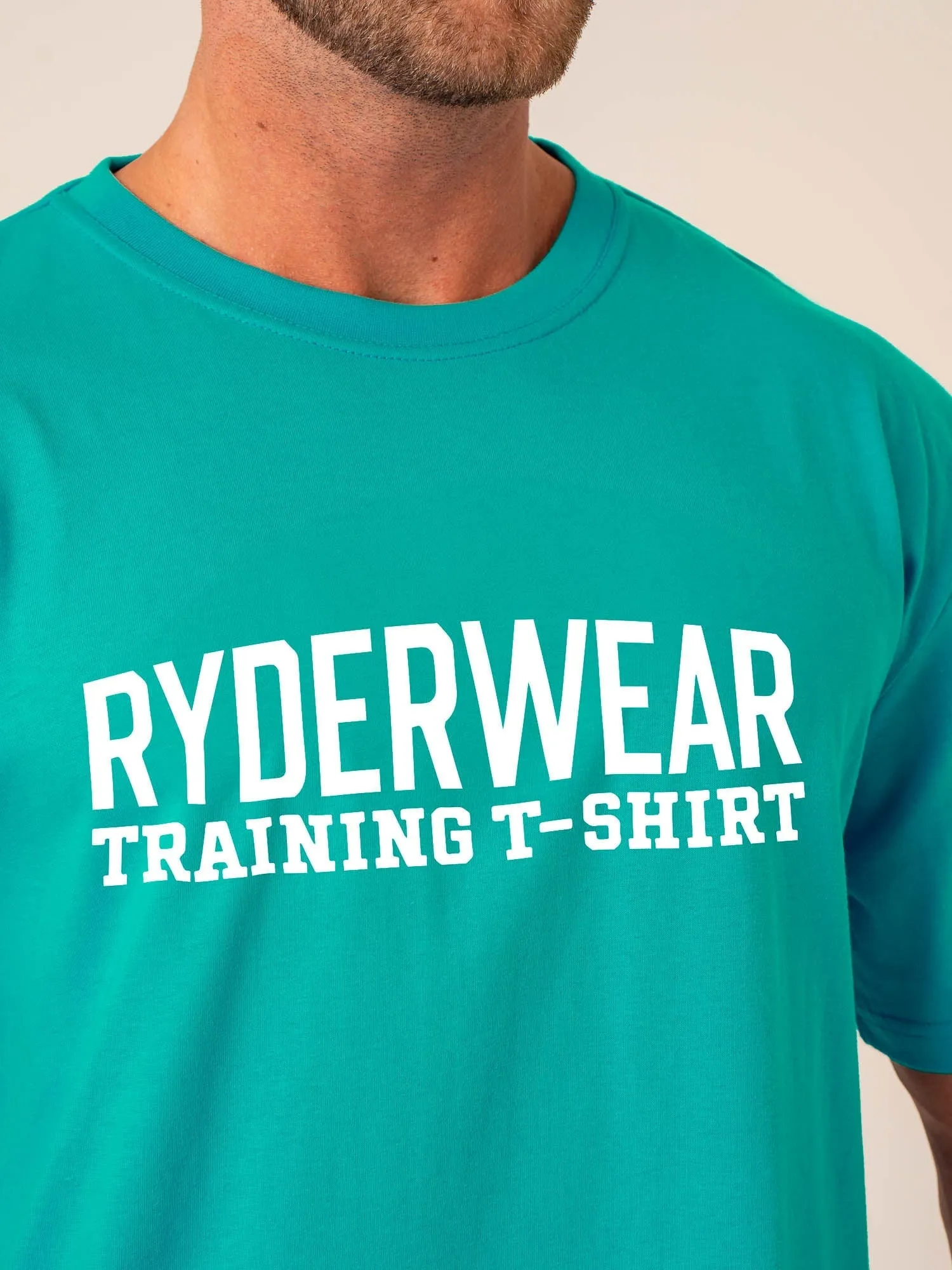 Ryderwear Training T-Shirt - Jade Green Cozy Stretch Fit