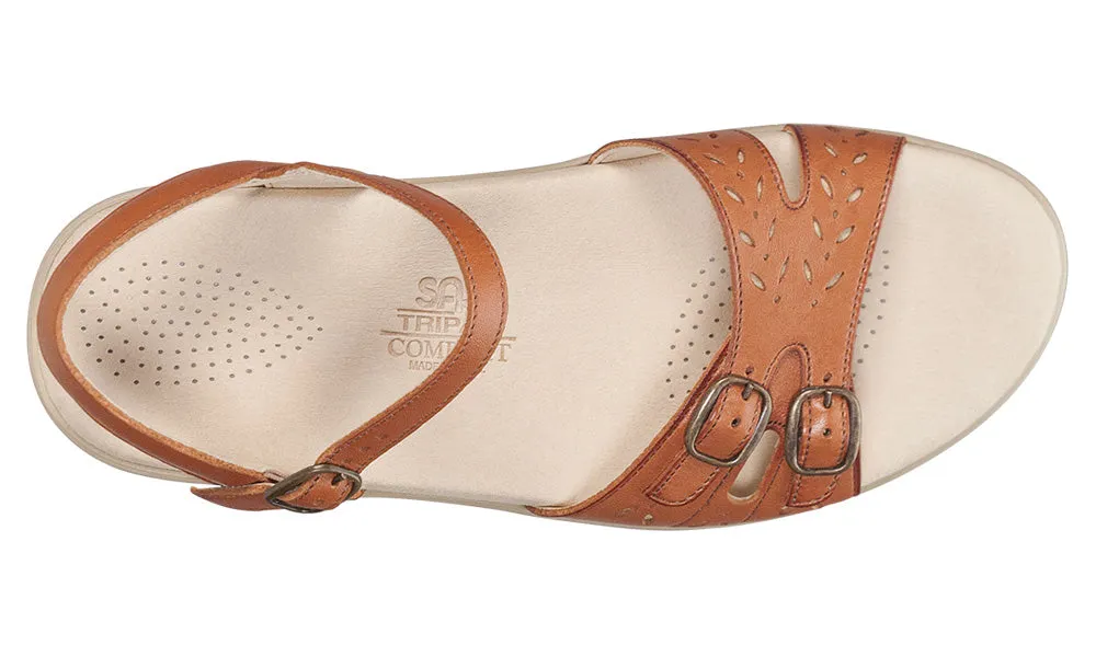 Bonded seams Wide Strap Duo - Antique Tan