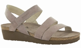 Kayla - Stone Cushioned Straps Street Casual