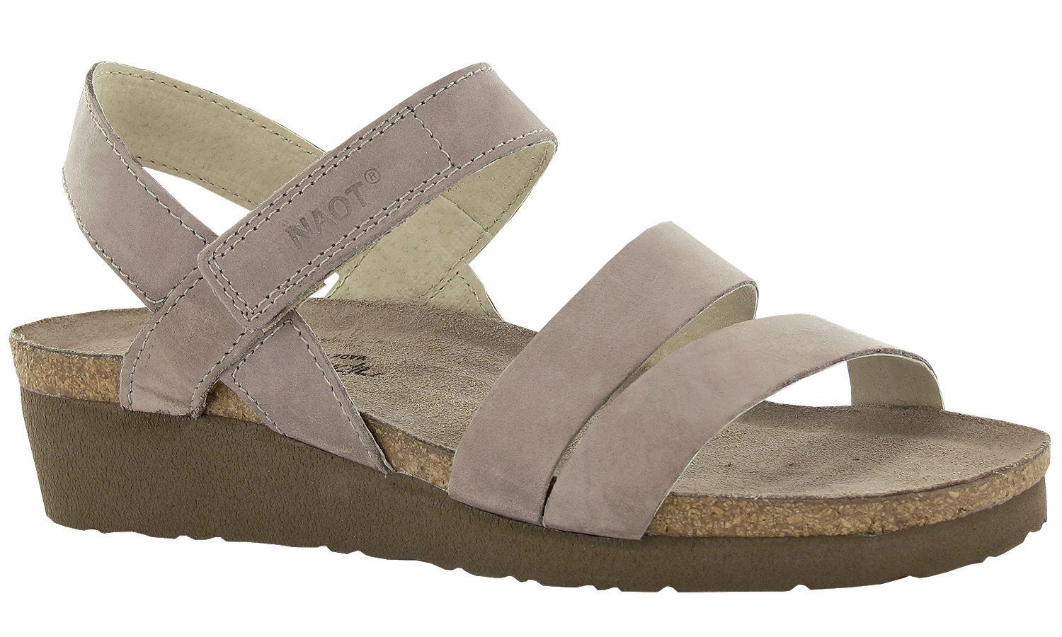 Kayla - Stone Cushioned Straps Street Casual