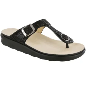 Sanibel - Nero Snake velcro Stacked Traction Lugs