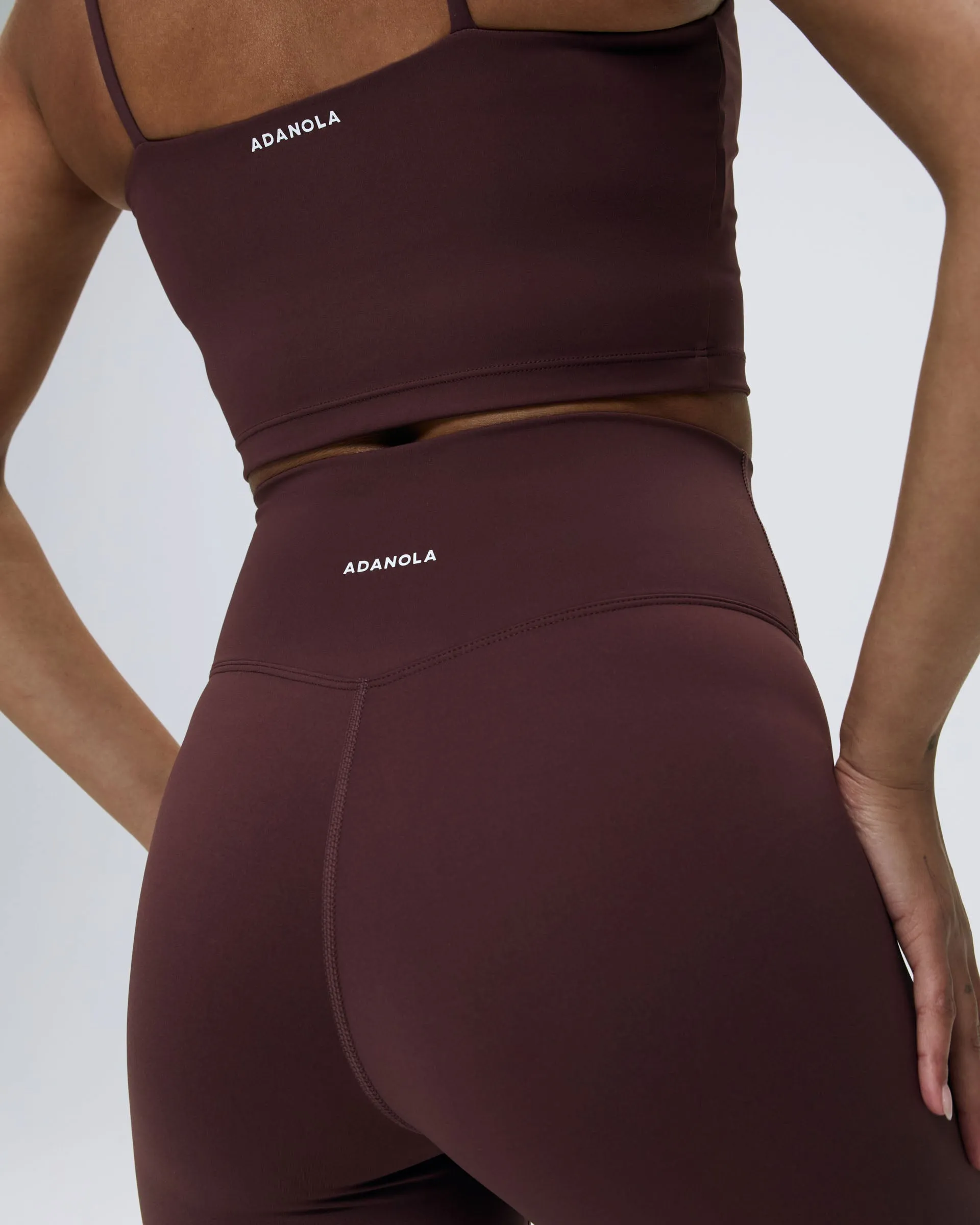 Ultimate Crop Shorts - Burgundy Performance Design Ventilated Panels