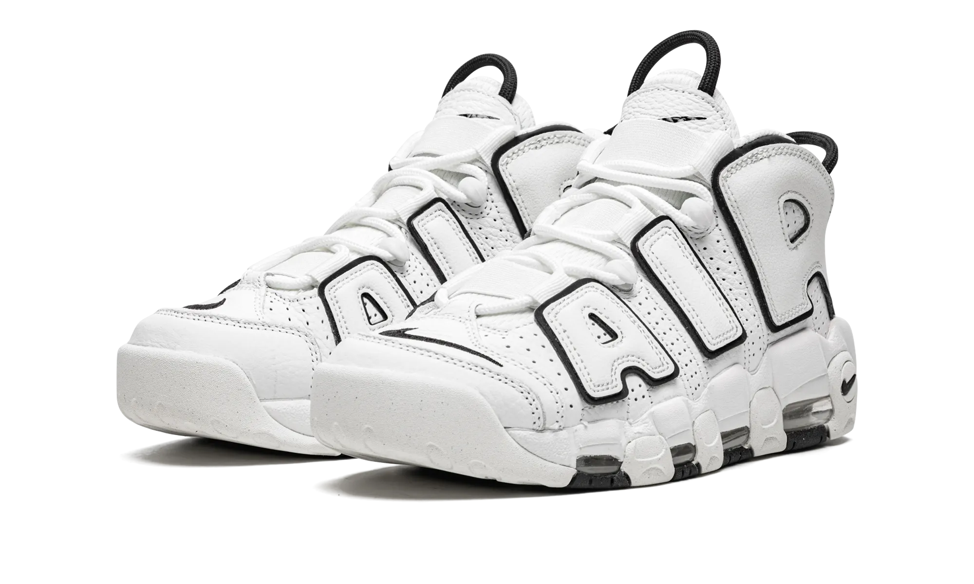 AIR MORE UPTEMPO MNS WMNS "White / Black" Hydrophobic Upper