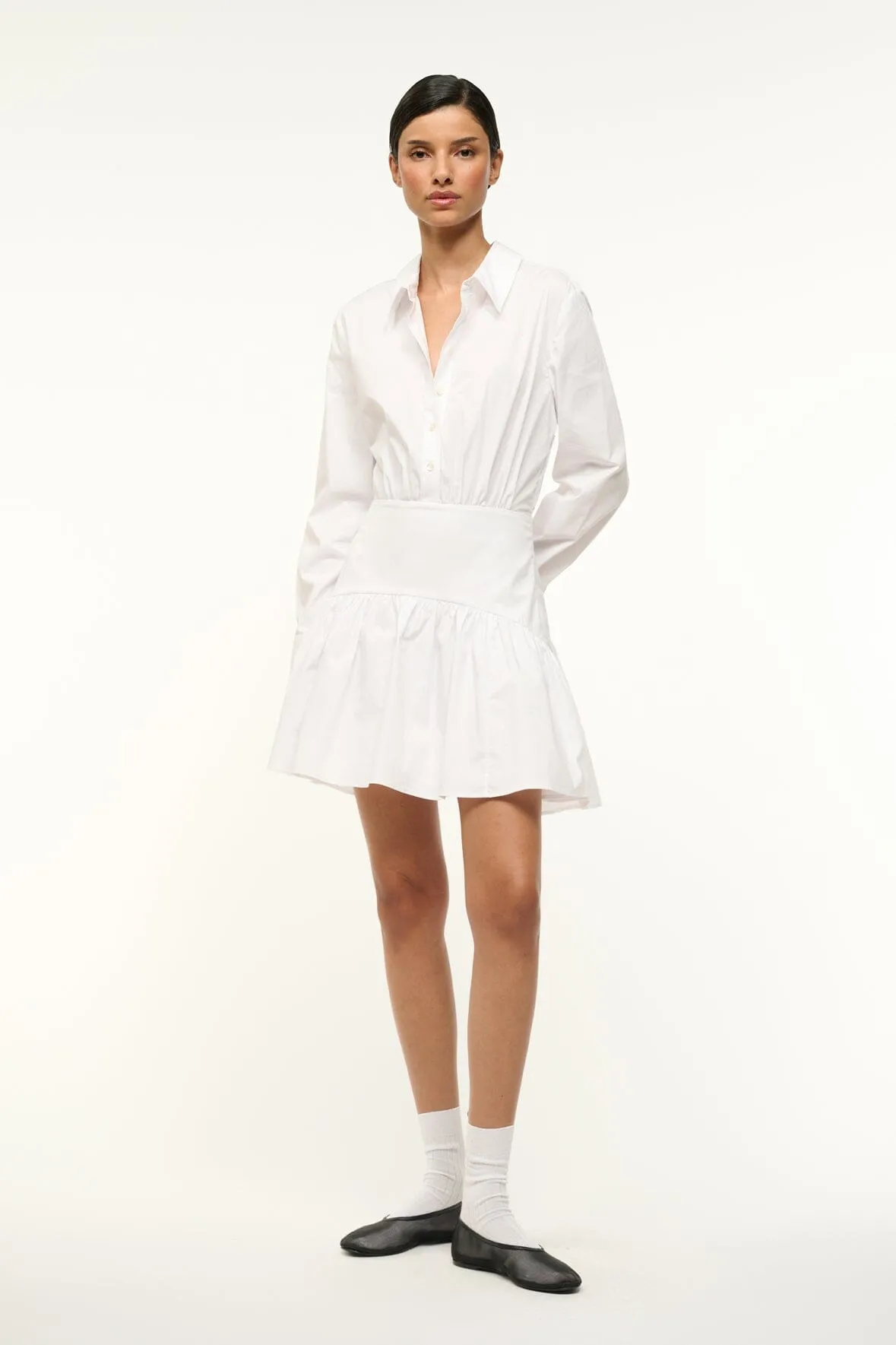 ROCCO MINI DRESS | WHITE Smart and Chic