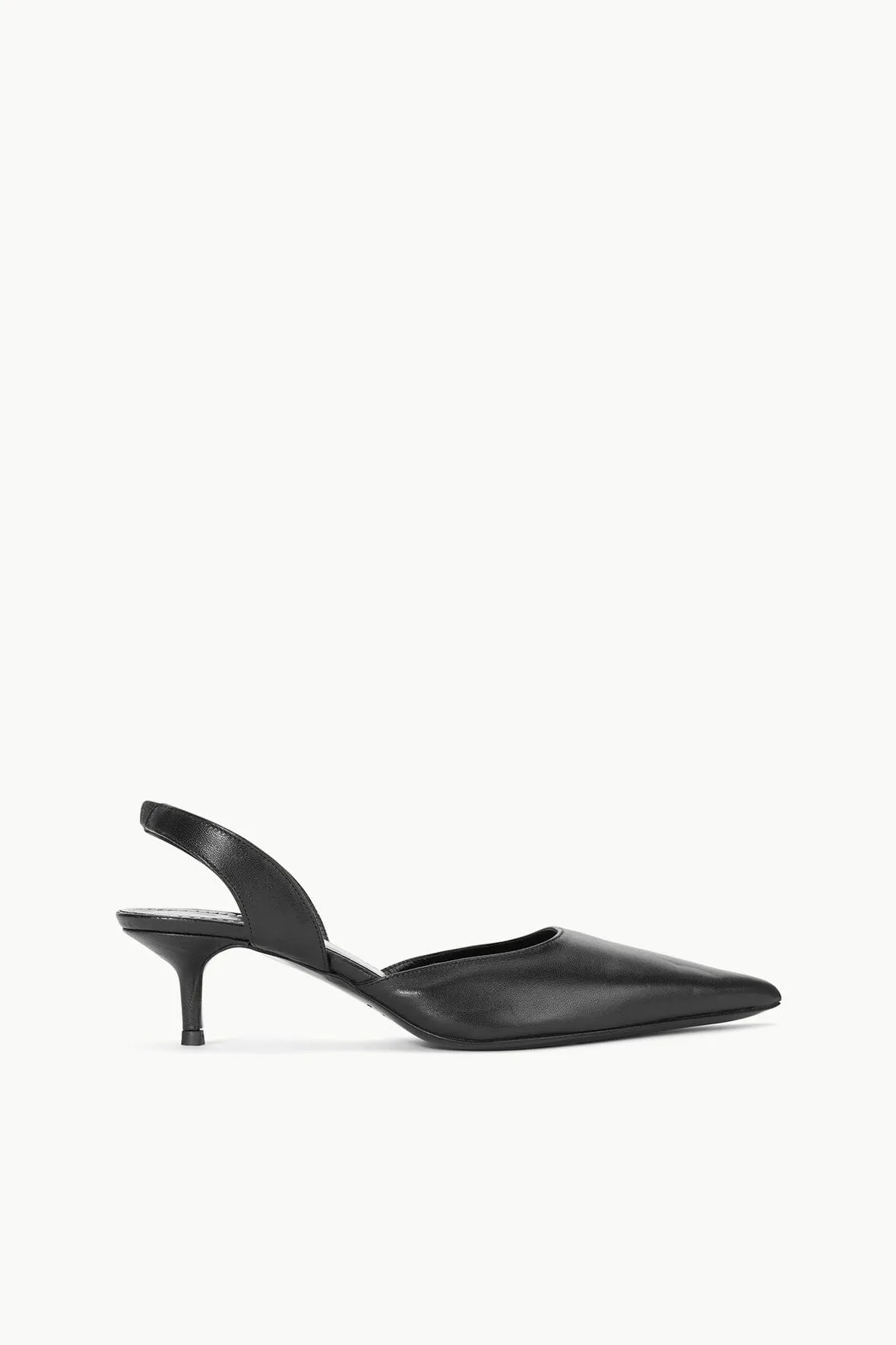 SEBASTIAN SLINGBACK | BLACK Pointed Toe Shoes Soft Motion