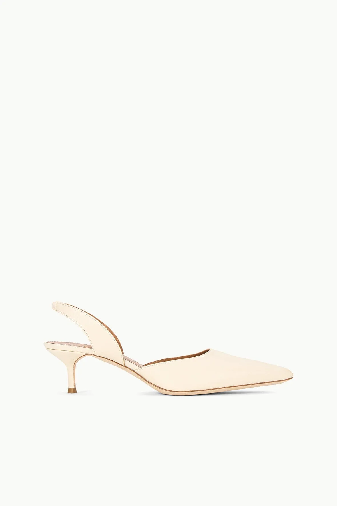 SEBASTIAN SLINGBACK | CREAM Embellished Wedding Shoes Classic White Heels