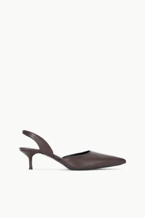 SEBASTIAN SLINGBACK | ESPRESSO Bold Stilettos