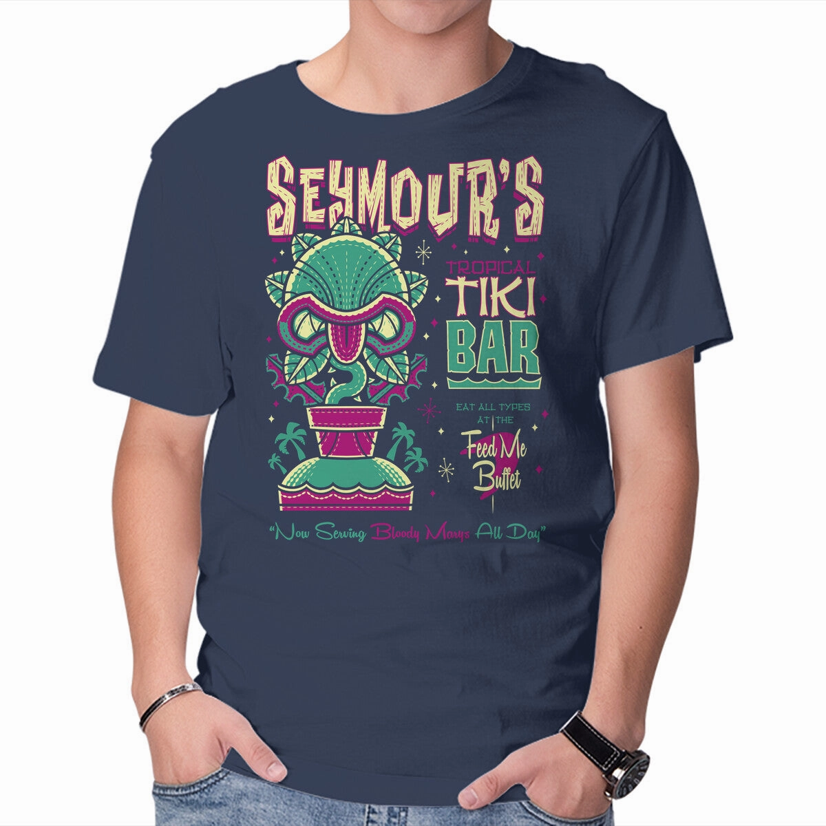 Seymour's Tropical Tiki Bar Vegan Washable