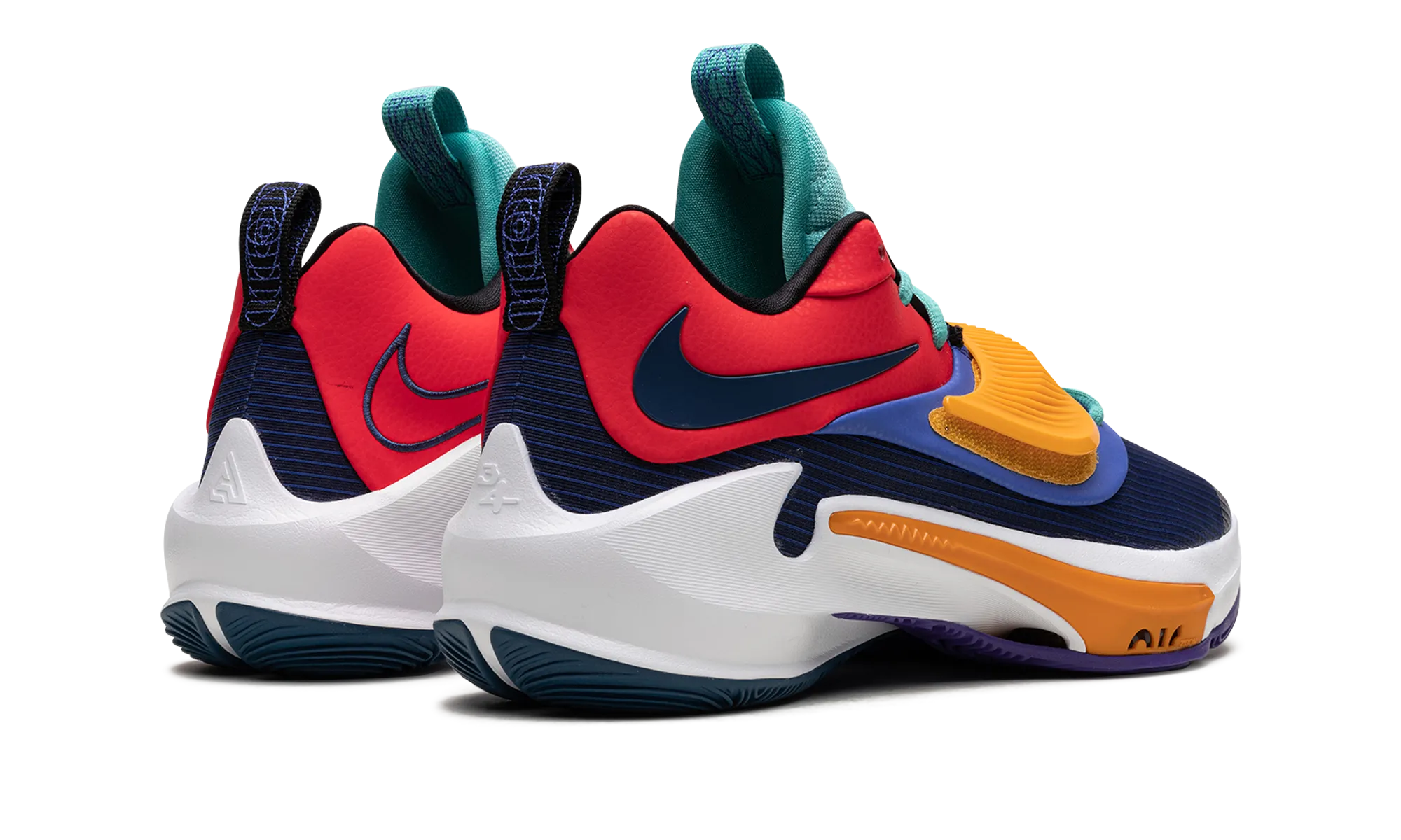 Torsional Stability Bridge Microfiber Stabilizers Nike Zoom Freak 3 "AntetokounBros"