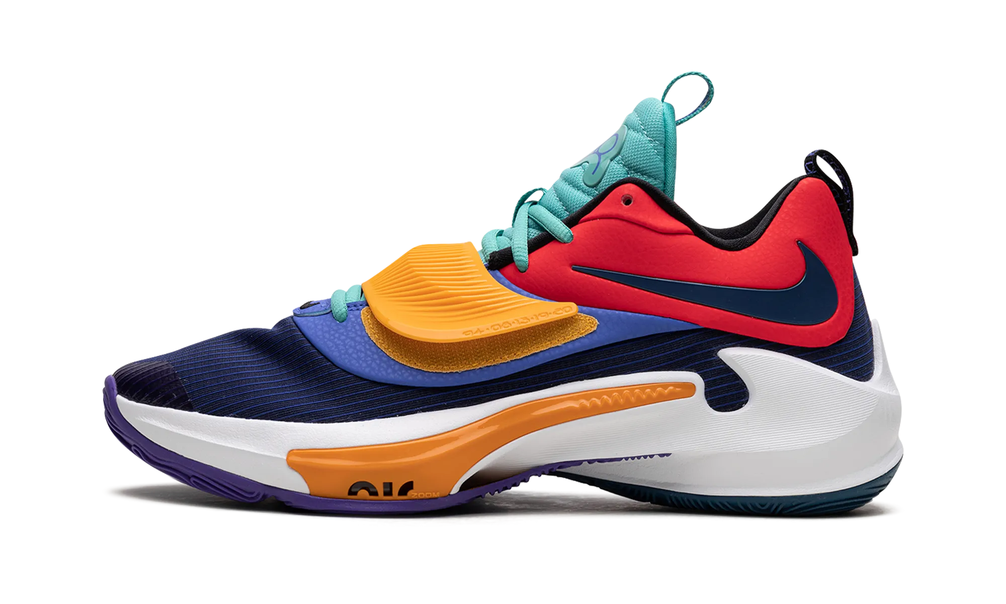 Breathable mesh Rolling Motion Engineered Nike Zoom Freak 3 "AntetokounBros"