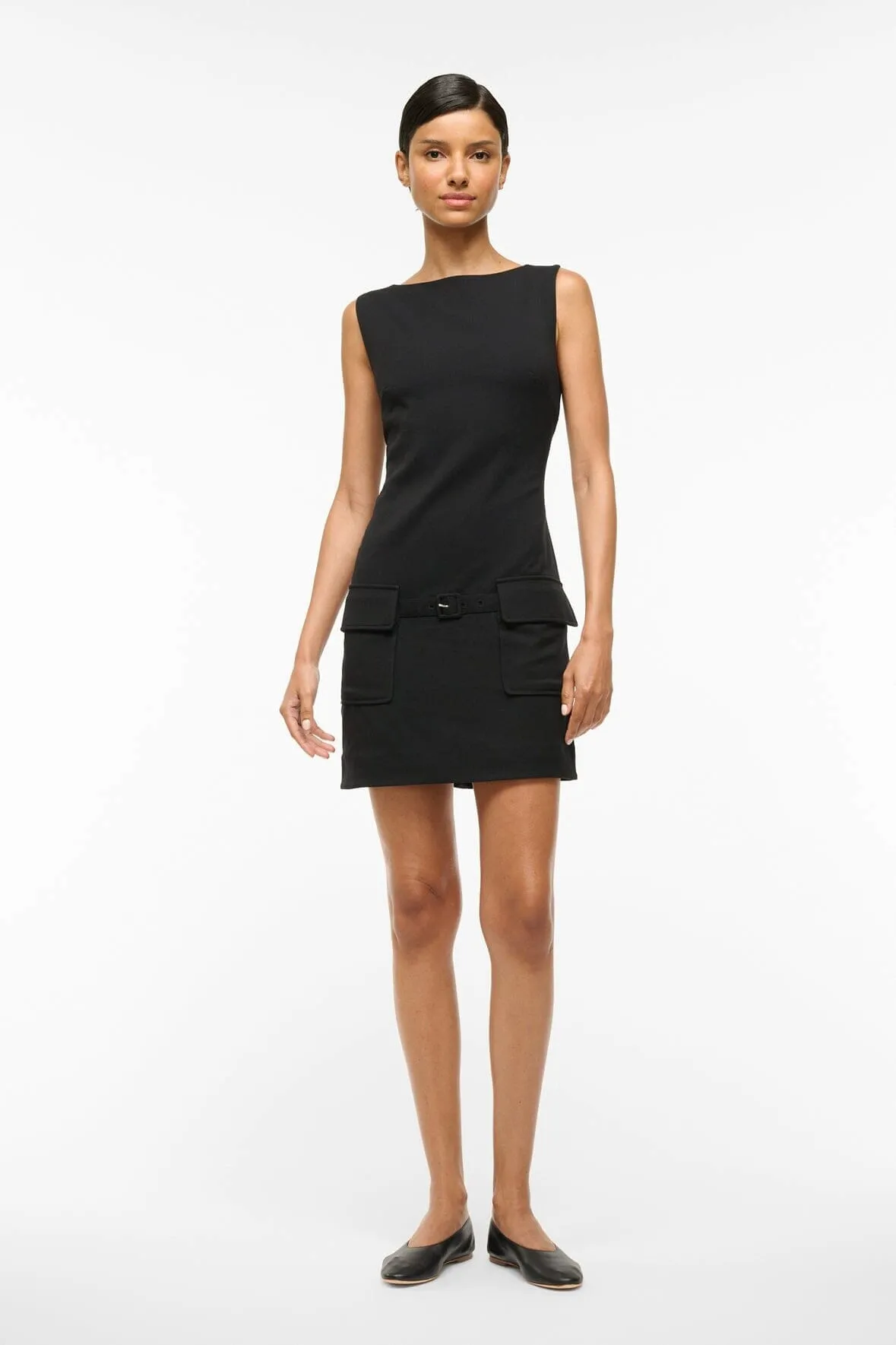 Mom Chic Grace Color SHEILA DRESS | BLACK
