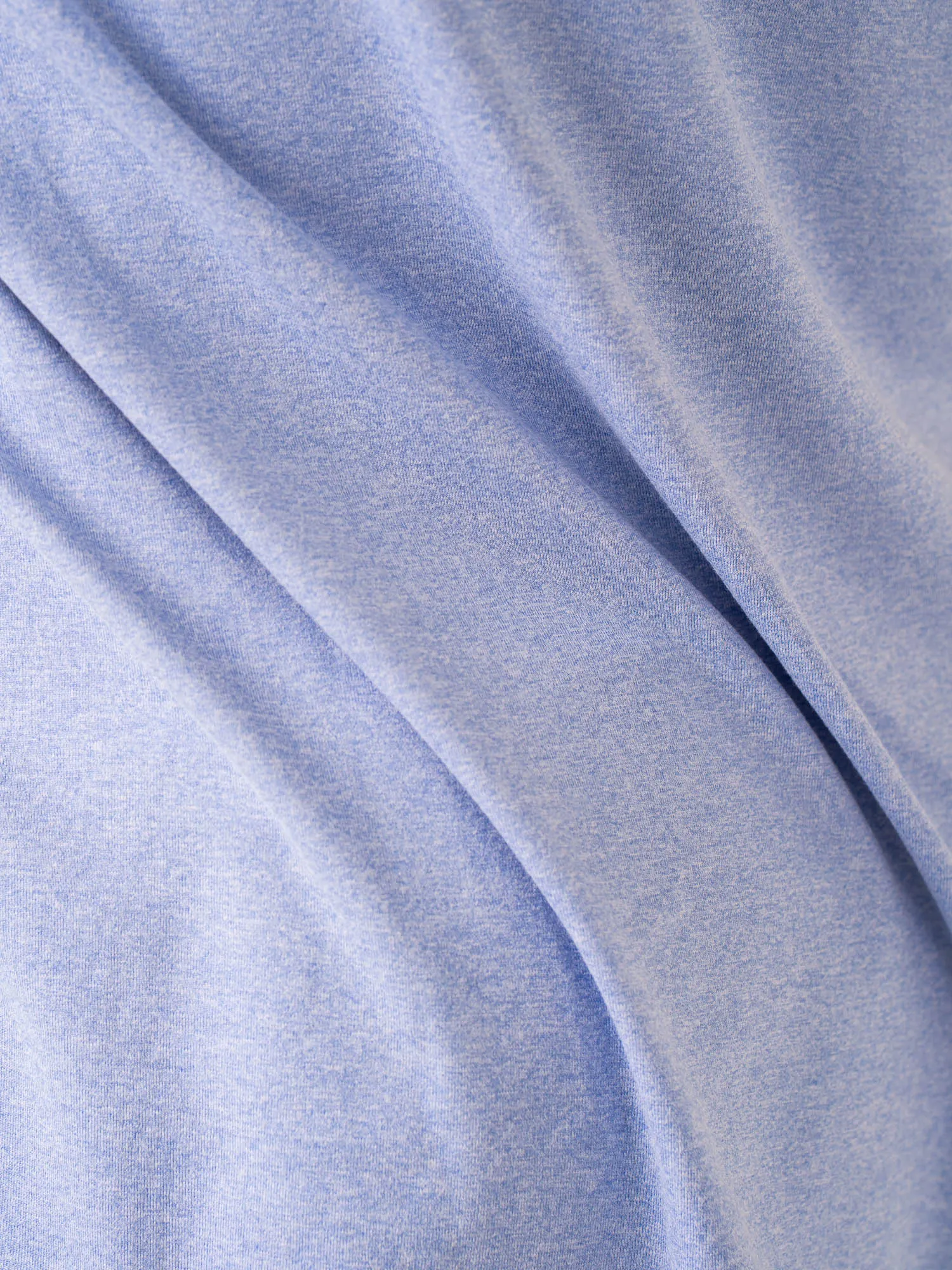 Soft Tech T-Shirt - Blue Marl MoistureWickingFabric V neck style