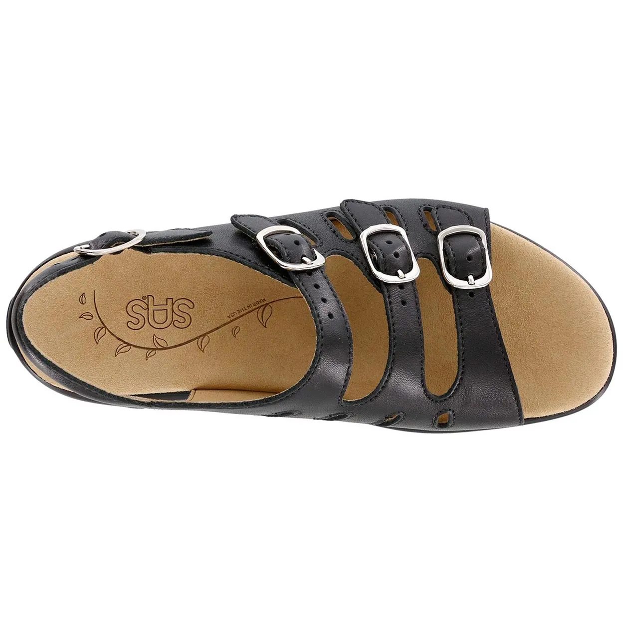 Mystic - Black Fashionable Open-toe Sandals