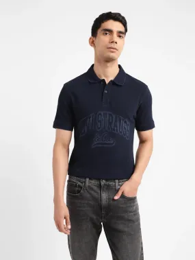 Fashion Ready Men's Brand Logo Slim Fit Polo T-shirt