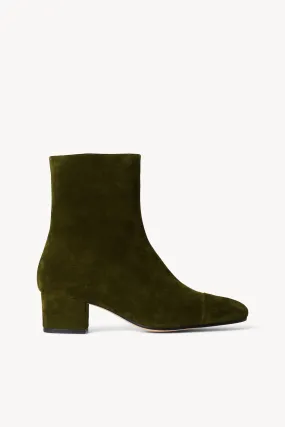Daily Ready Multi-Season Wear AIMEE SHORT BOOT | OLIVE SUEDE