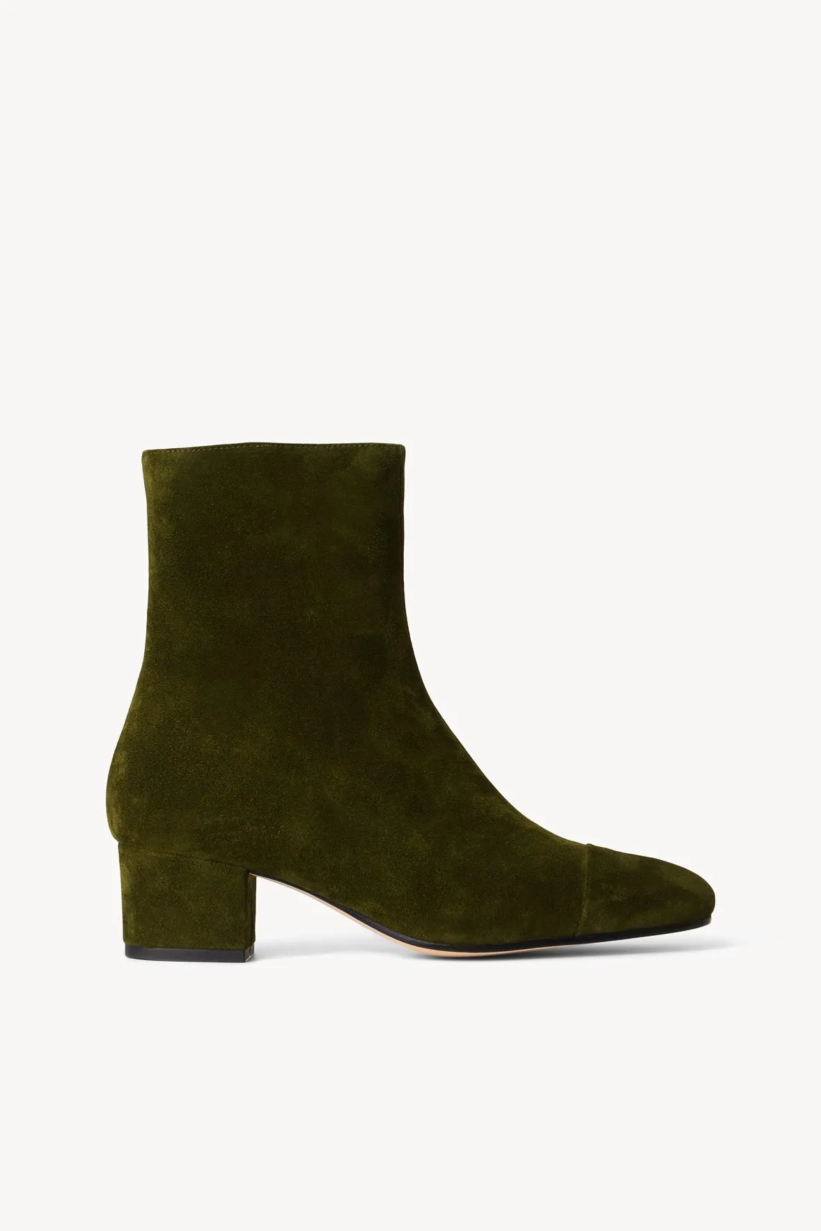 Daily Ready Multi-Season Wear AIMEE SHORT BOOT | OLIVE SUEDE