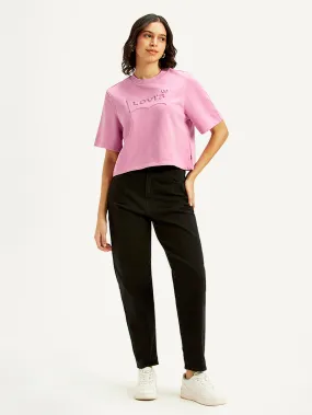 Women's Printed Boxy Fit T-Shirt Breathable Wearable Soft and Cozy