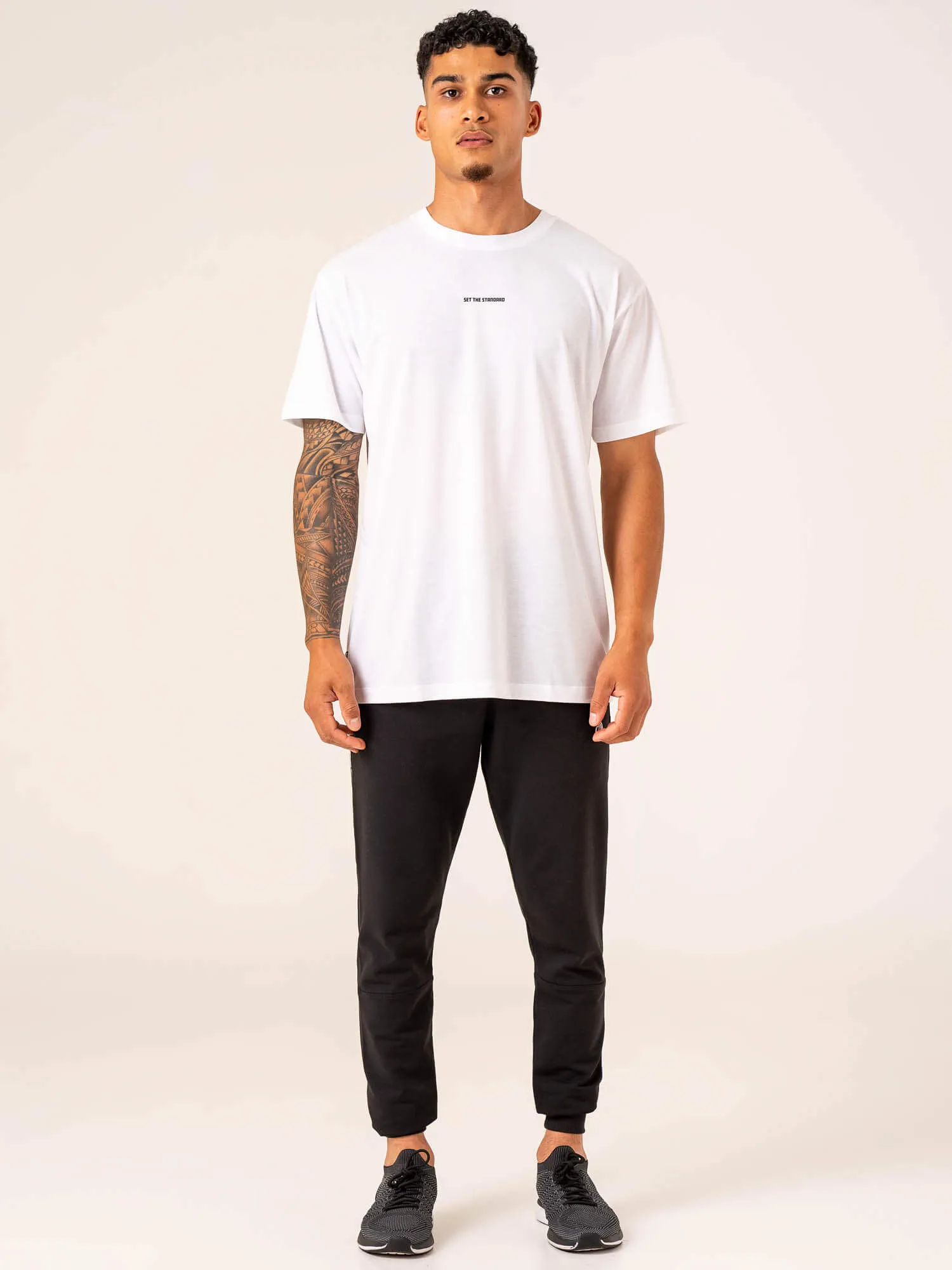 Emerge Oversized T-Shirt - White Ultimate Wear Playful Vibes