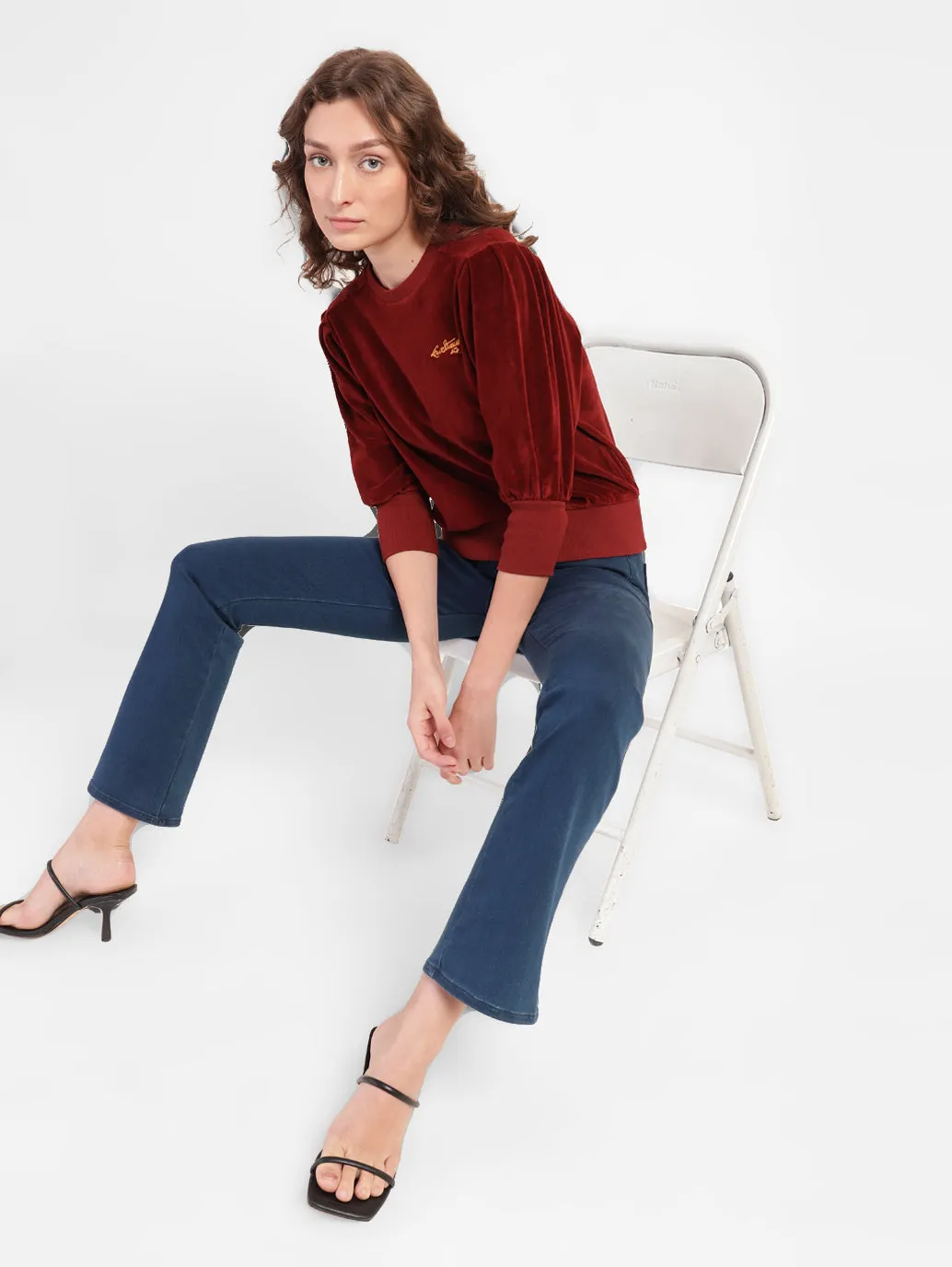 Women's 715 Blue Flared Fit Mid Rise Jeans Traveler Gear Earthy Everyday Piece