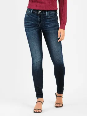 Relaxed Feel Loose Smooth Shopping Day Women's 710 Blue Skinny Fit Mid Rise Jeans