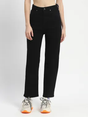 Madame Cotton Blend Straight Fit Black Jeans Everyday Favorite