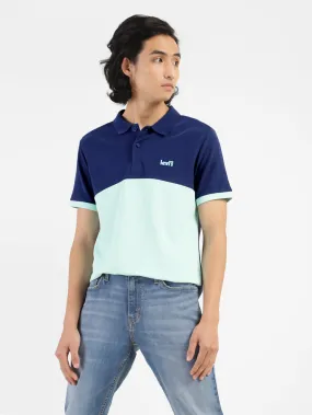 Men's Colorblock Polo T-shirt Party Ready Relaxed Comfort
