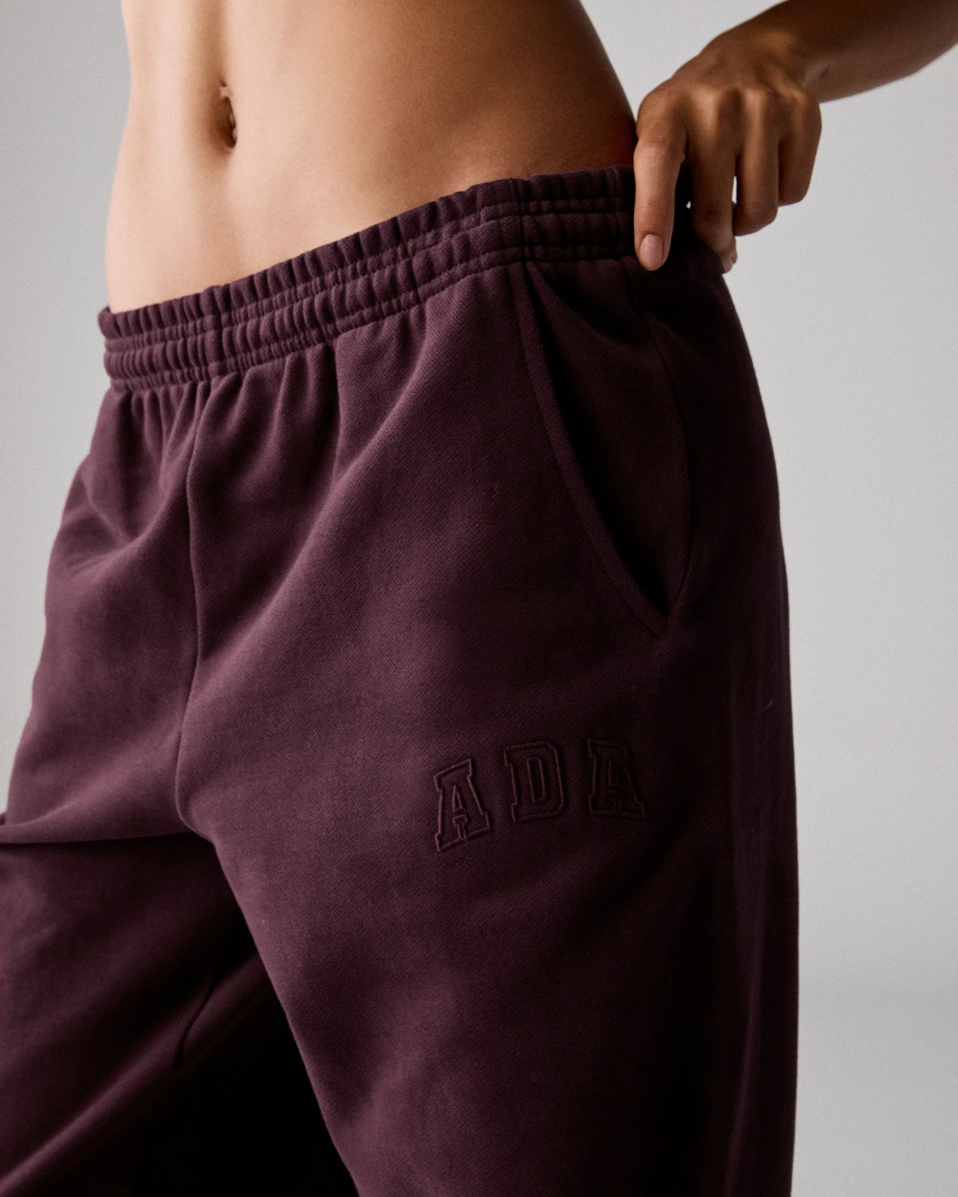 ADA Sweatpants - Dark Cherry Everyday Flex Secure fit