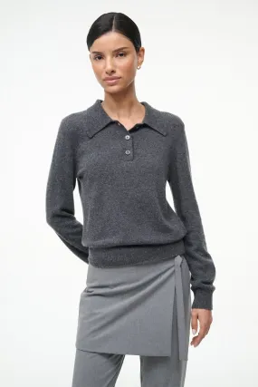 GEMMA CASHMERE SWEATER | CHARCOAL Casual Style Winter Fashion
