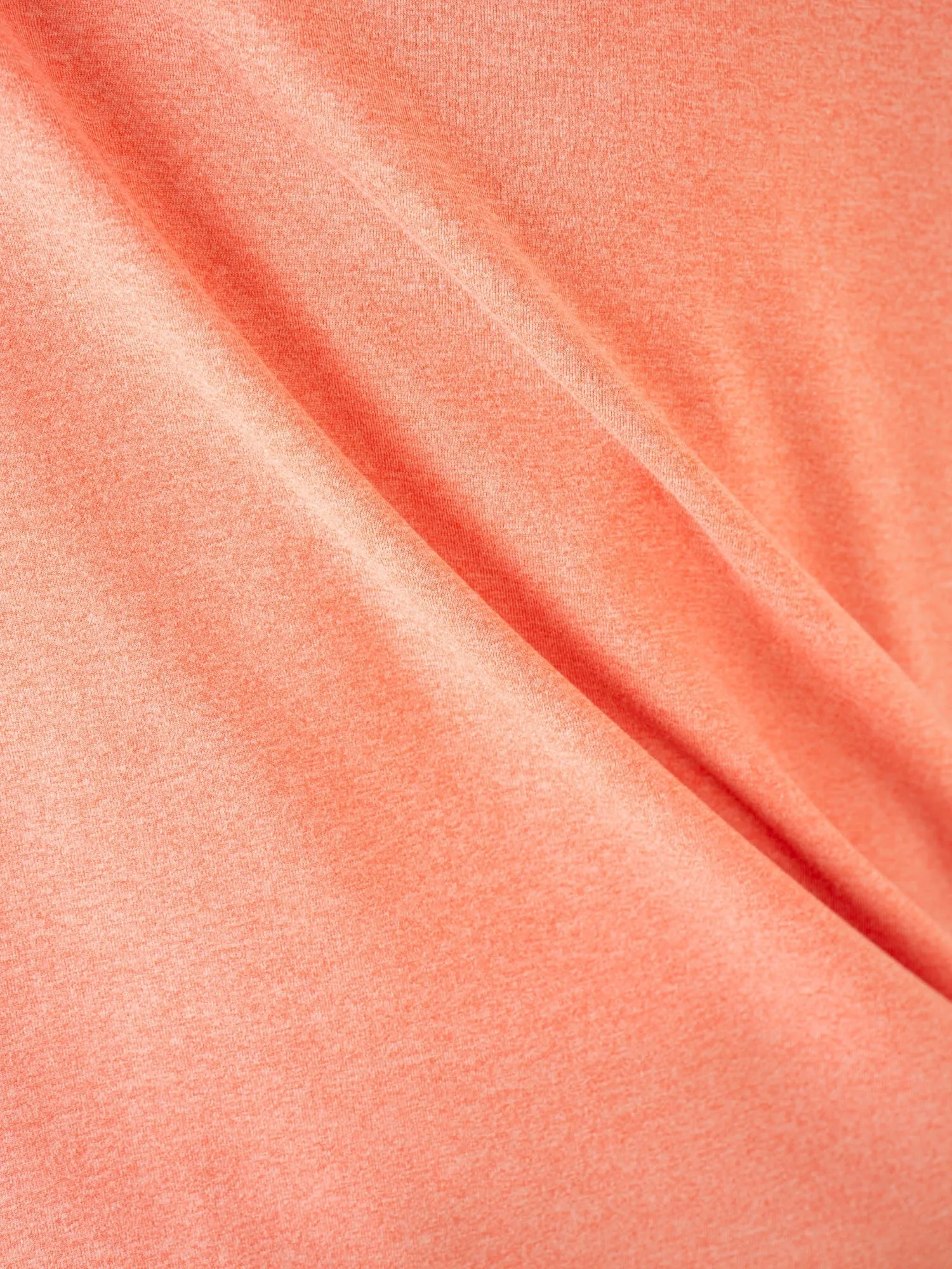 Elegant Soft Tech Oversized T-Shirt - Coral Marl