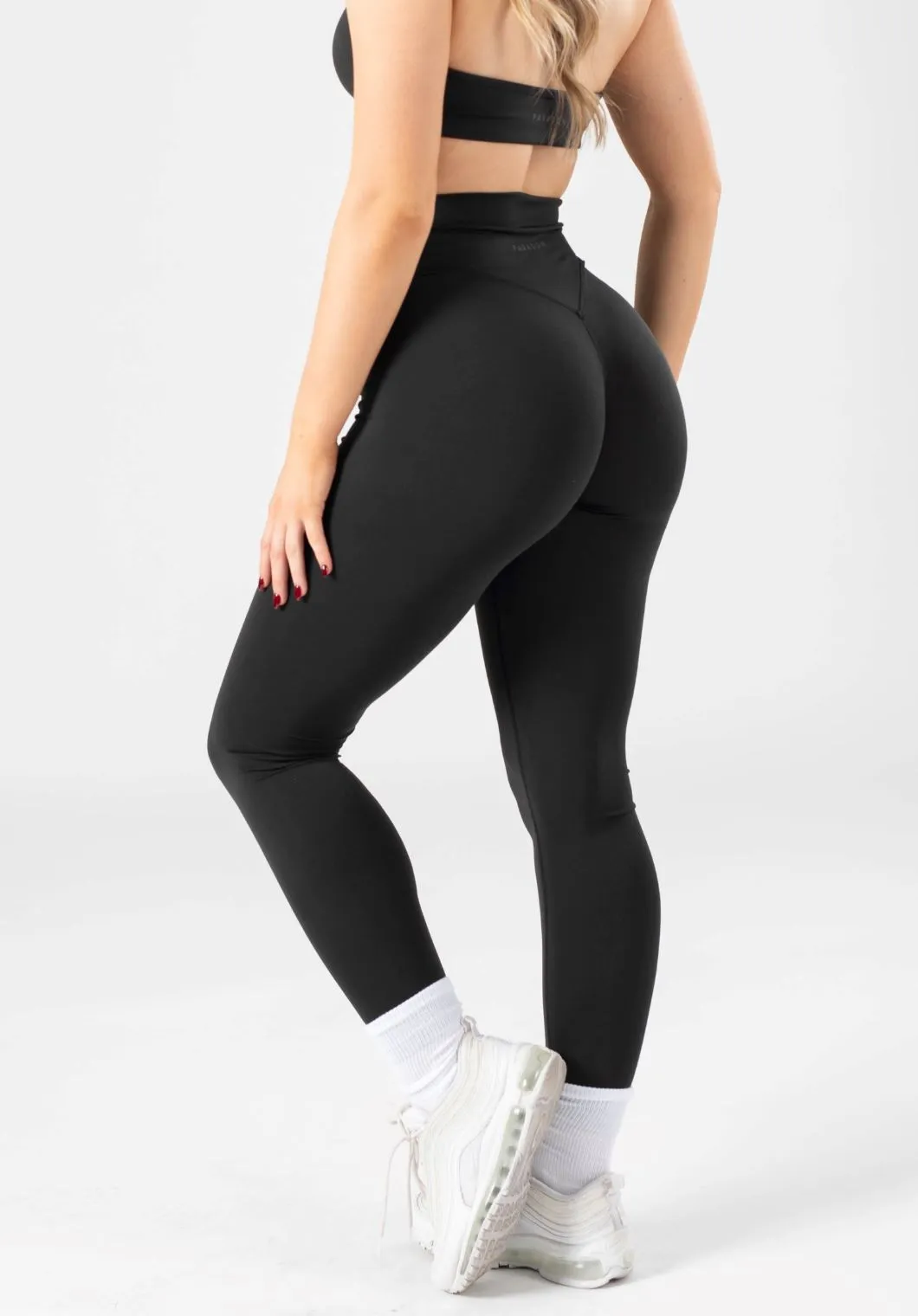 Reluna Crossover Sculptseam? Legging Black Anti Odor Technology Fresh Fit