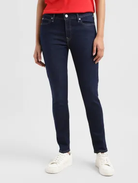 Smart Tailoring Women's 711 Indigo Skinny Fit Mid Rise Jeans