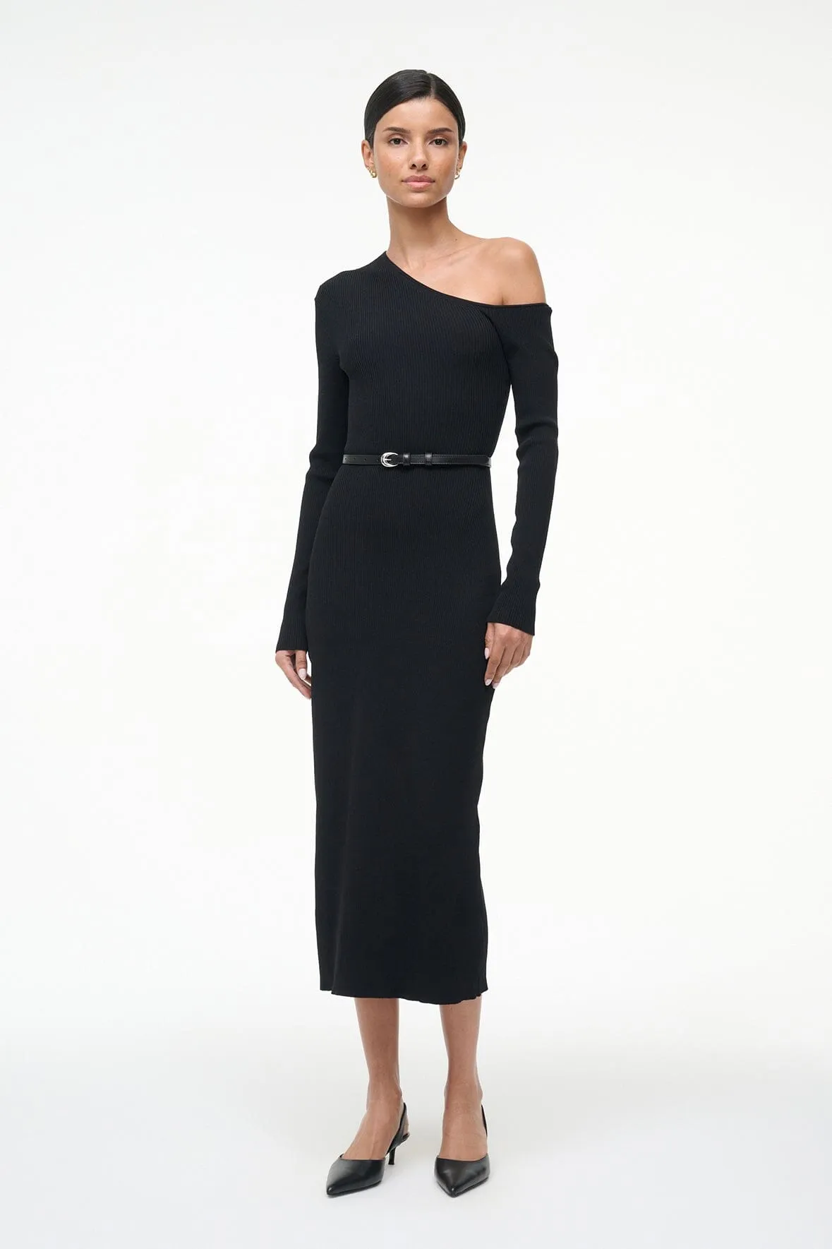Smart and Elegant Comfy Shape LOIS DRESS | BLACK