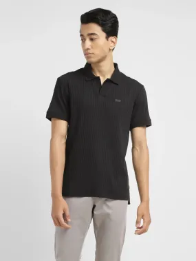 Men's Solid Slim Fit Polo T-shirt Relaxed Design
