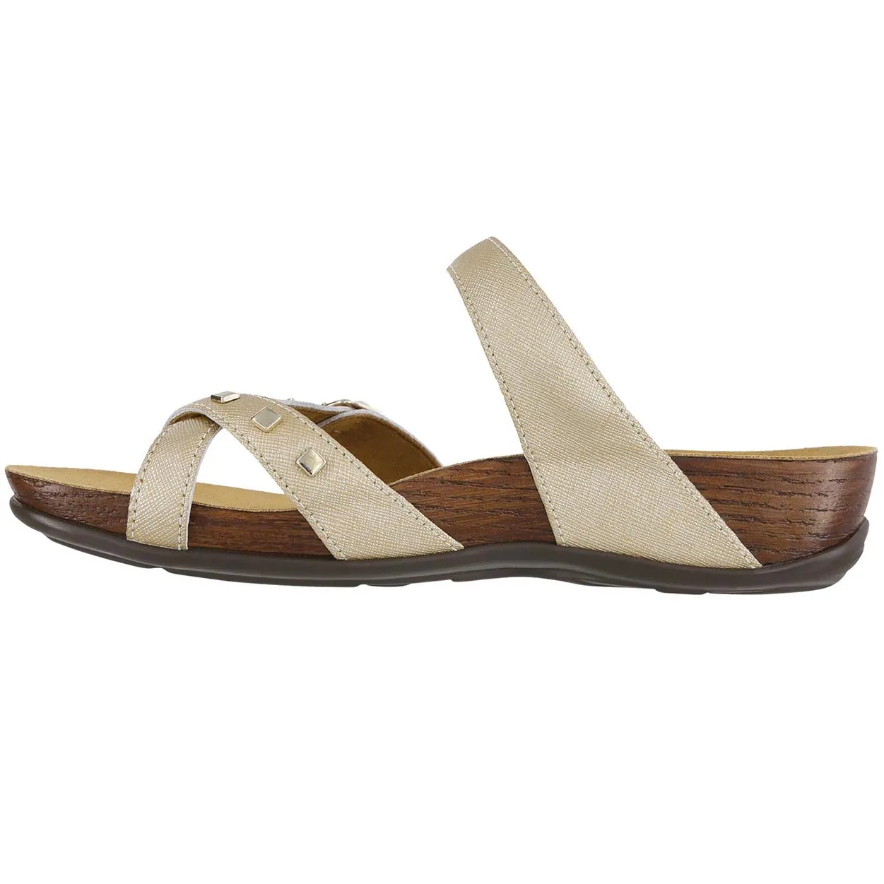 Breathable Flats Jett - Metallic Gold