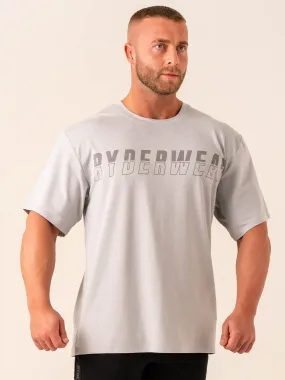 Soft Tech Oversized T-Shirt - Grey Marl Men's