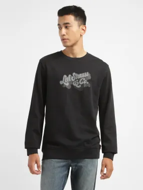 comfortable for standing Men's Brand Logo Crew Neck Sweatshirt