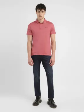 Men's Redloop Solid Slim Fit Polo T-shirt Smart Layers Fashion Comfort