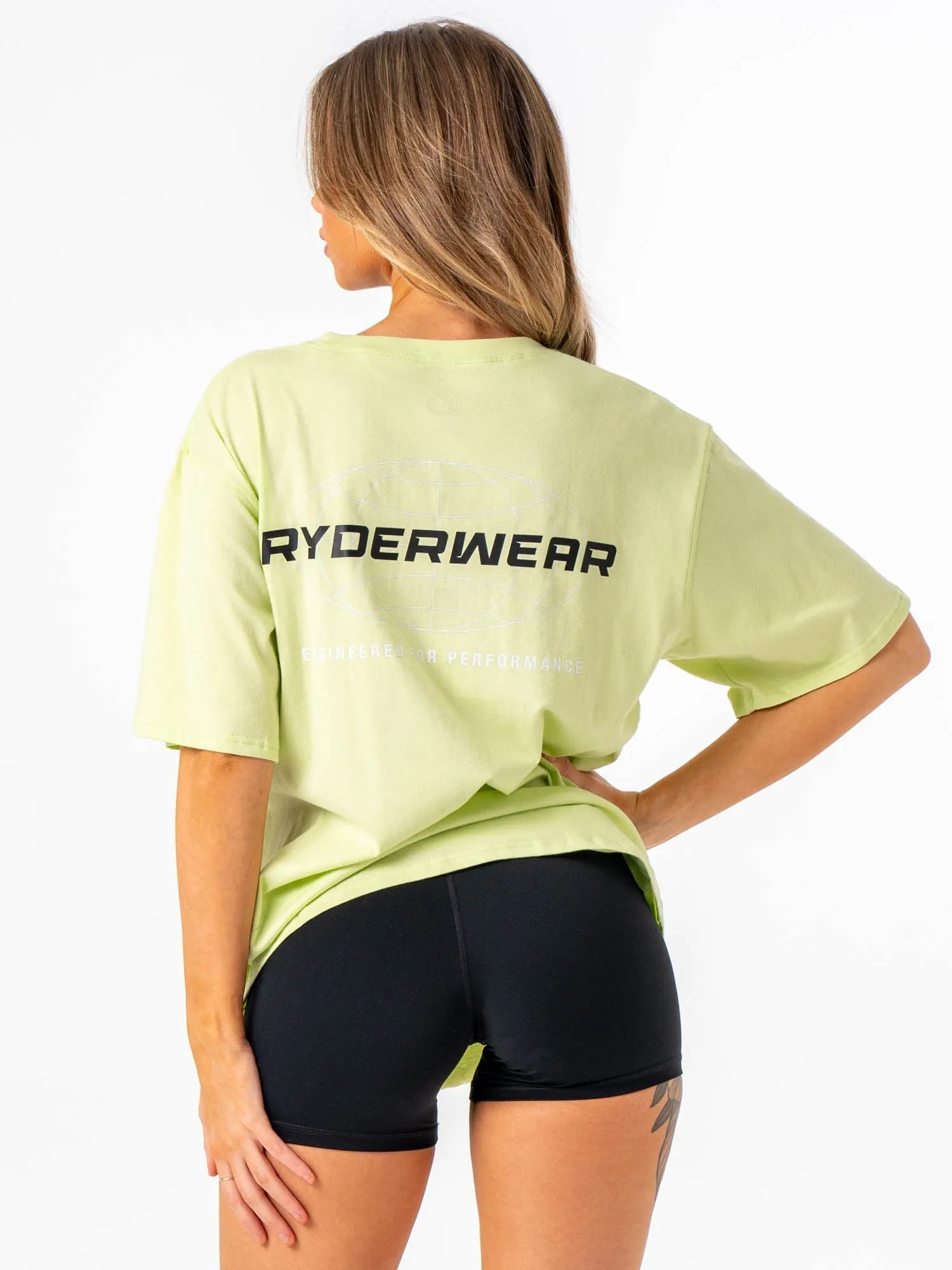Active Layers Energy Oversized T-Shirt - Lime