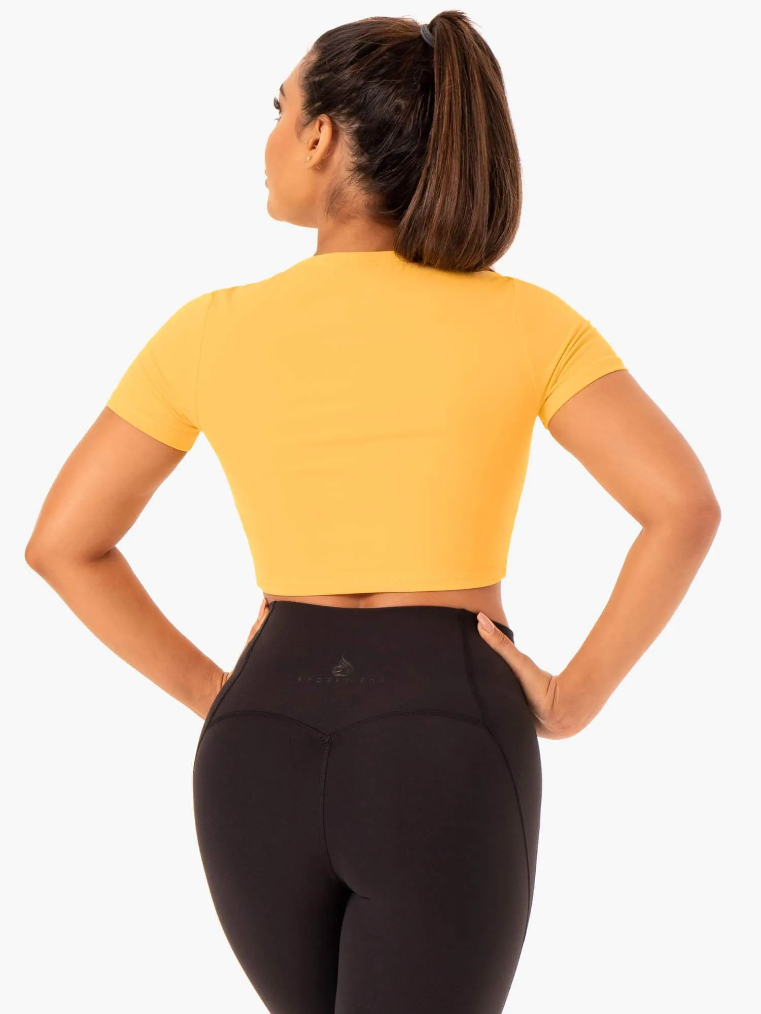 Sola Fitted T-Shirt - Mango PreShrunkCotton