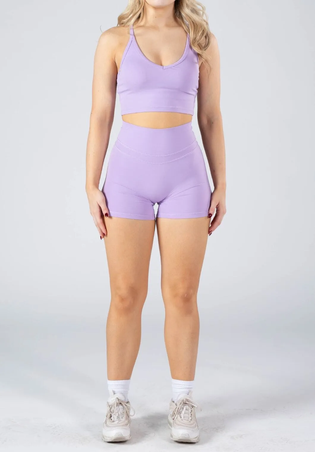 High-Performance Fit Compact Packable Design RecStretch? Levitate Sculptseam?  Plus Short Violet Sky