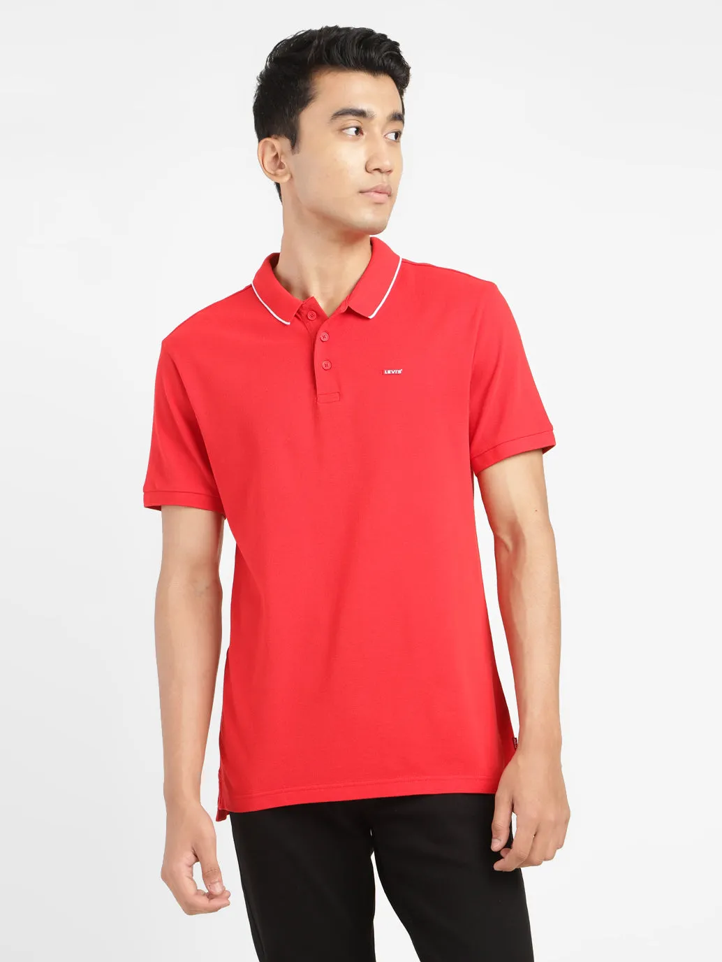 Men's Solid Polo T-shirt Trendy Wear