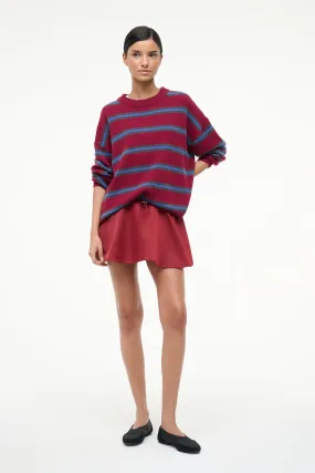 SOSA SKIRT | DEEP RED Slip Resistant Waistband Soft Mood