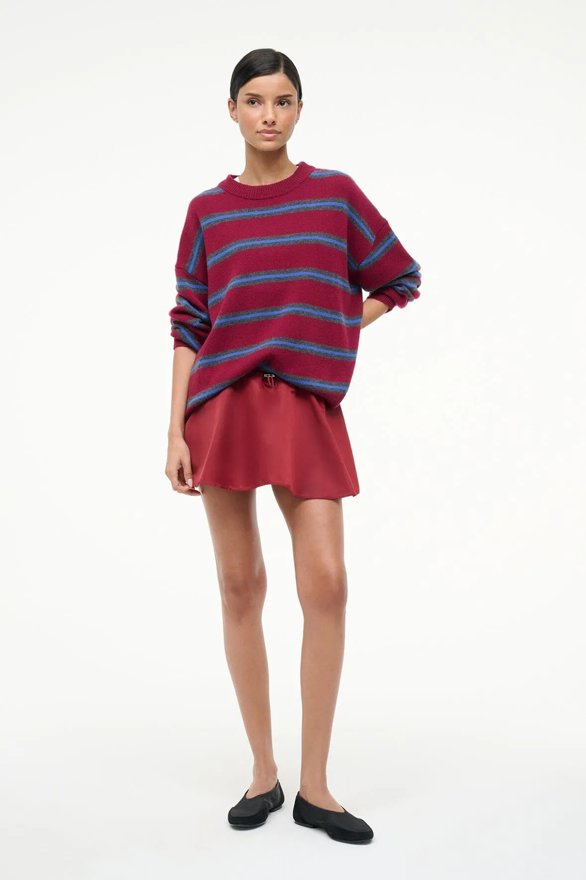 SOSA SKIRT | DEEP RED Limited Quantity Foil Print