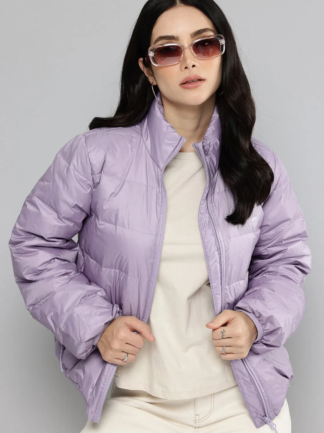 Snow Ready Outfit Ventilation System Women's Solid Purple Jacket