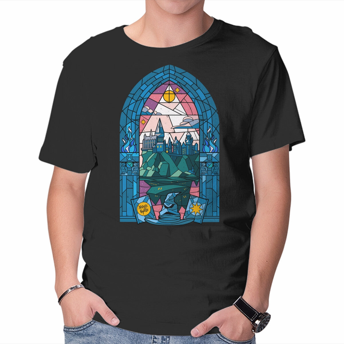 Comfy Style Active Layer Stained Glass Castle