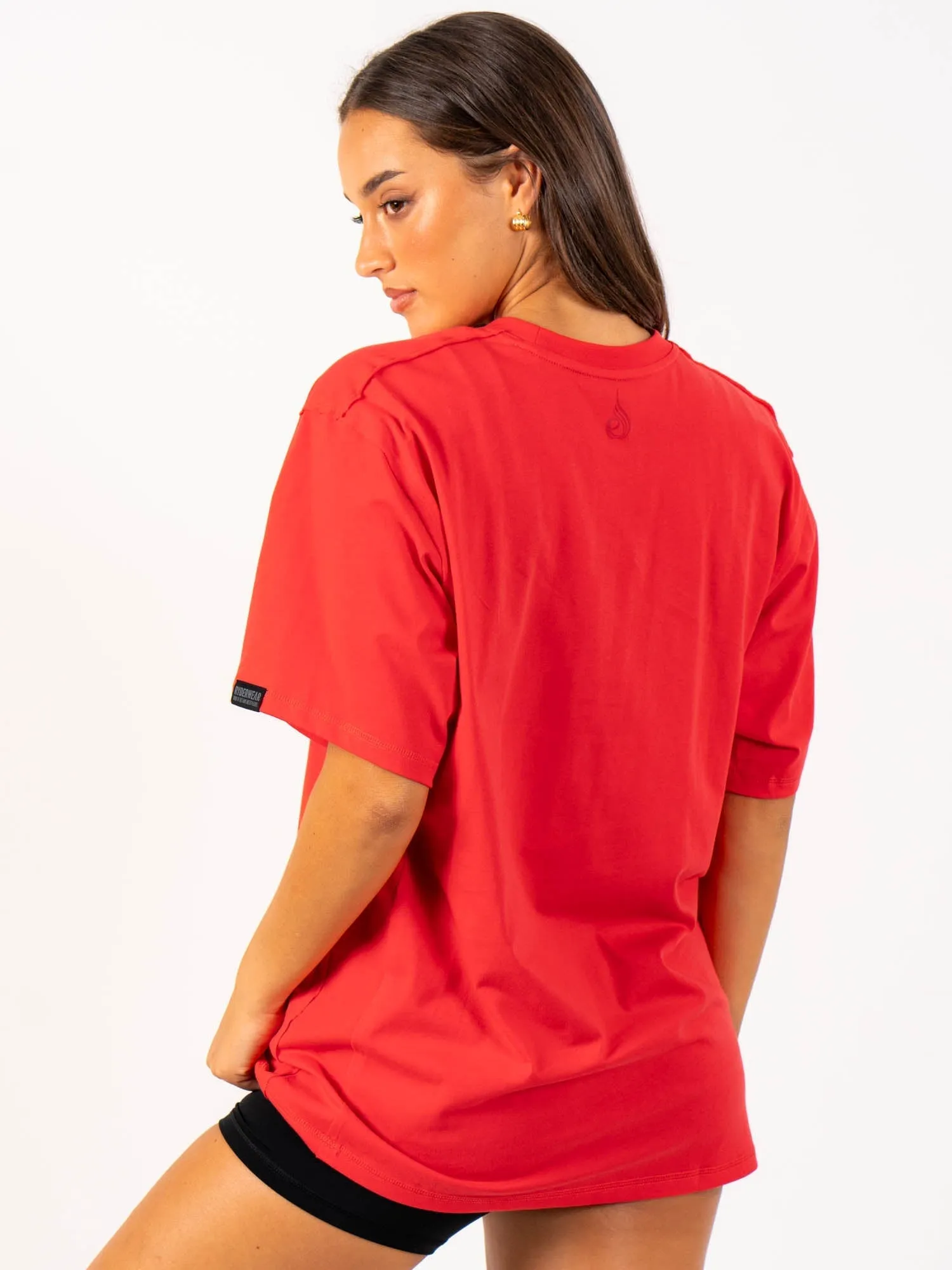 Beachwear long sleeved Force Oversized T-Shirt - Watermelon