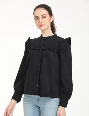 Women's Solid Oversized Shirt Sustainable Manufacturing Process Unisex wear